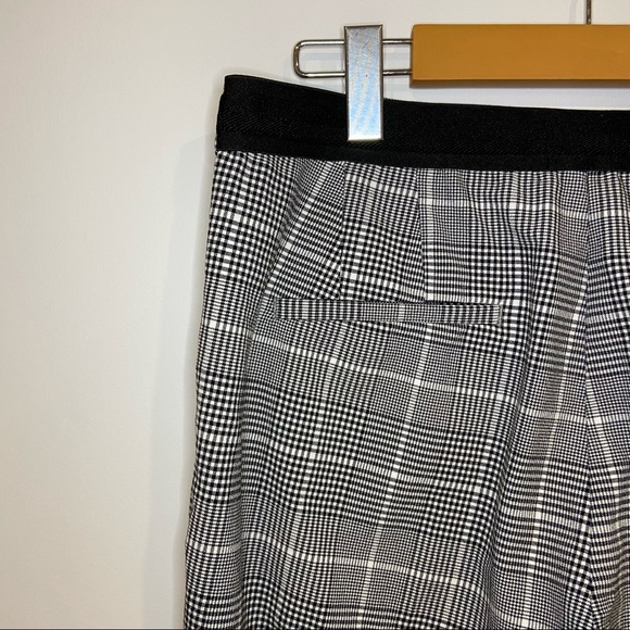 ZARA Plaid Cropped Trouser Pant - Picture 4 of 13